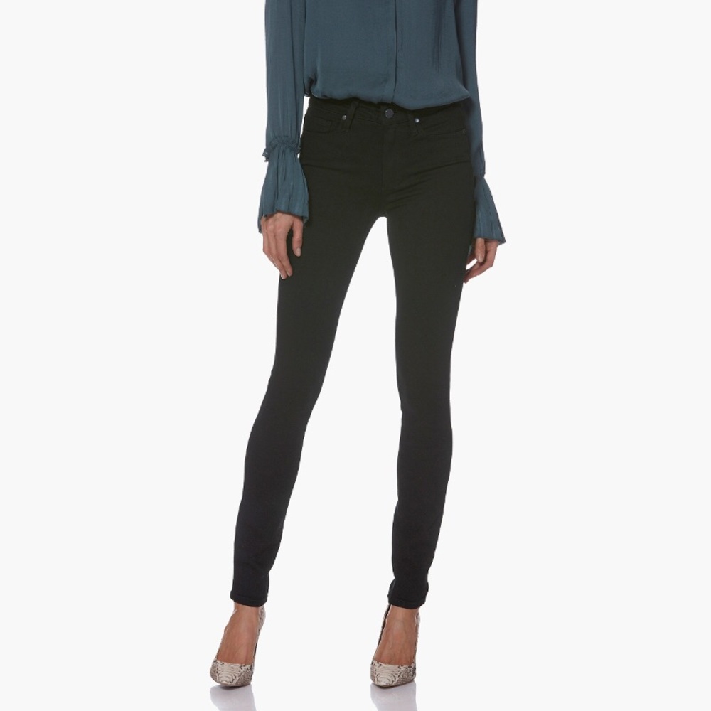 PAIGE Hoxton Ultra Skinny Black Jeans